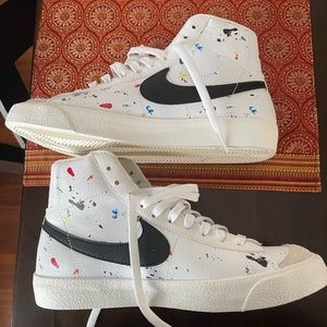 Brand New Nike Blazers Paint Splatter!